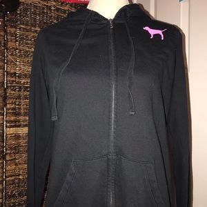 pink vs zip up hoodie
